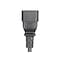 Monoprice Power Cord IEC 60320 C14 to IEC 60320 C5_ 18AWG_ 10A_ 3-Prong_ Blk_6ft 27317 - alternate 8